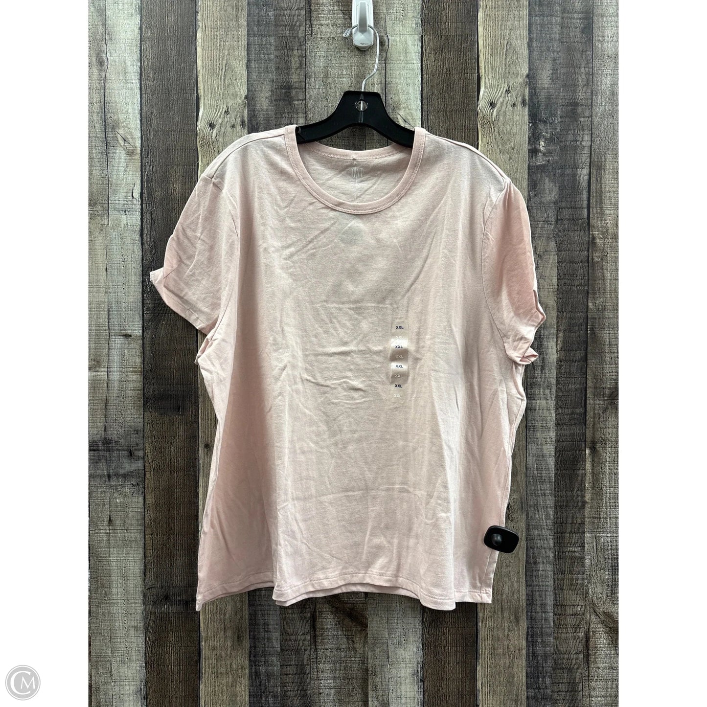 Top Short Sleeve By Gap In Pink, Size: Xxl