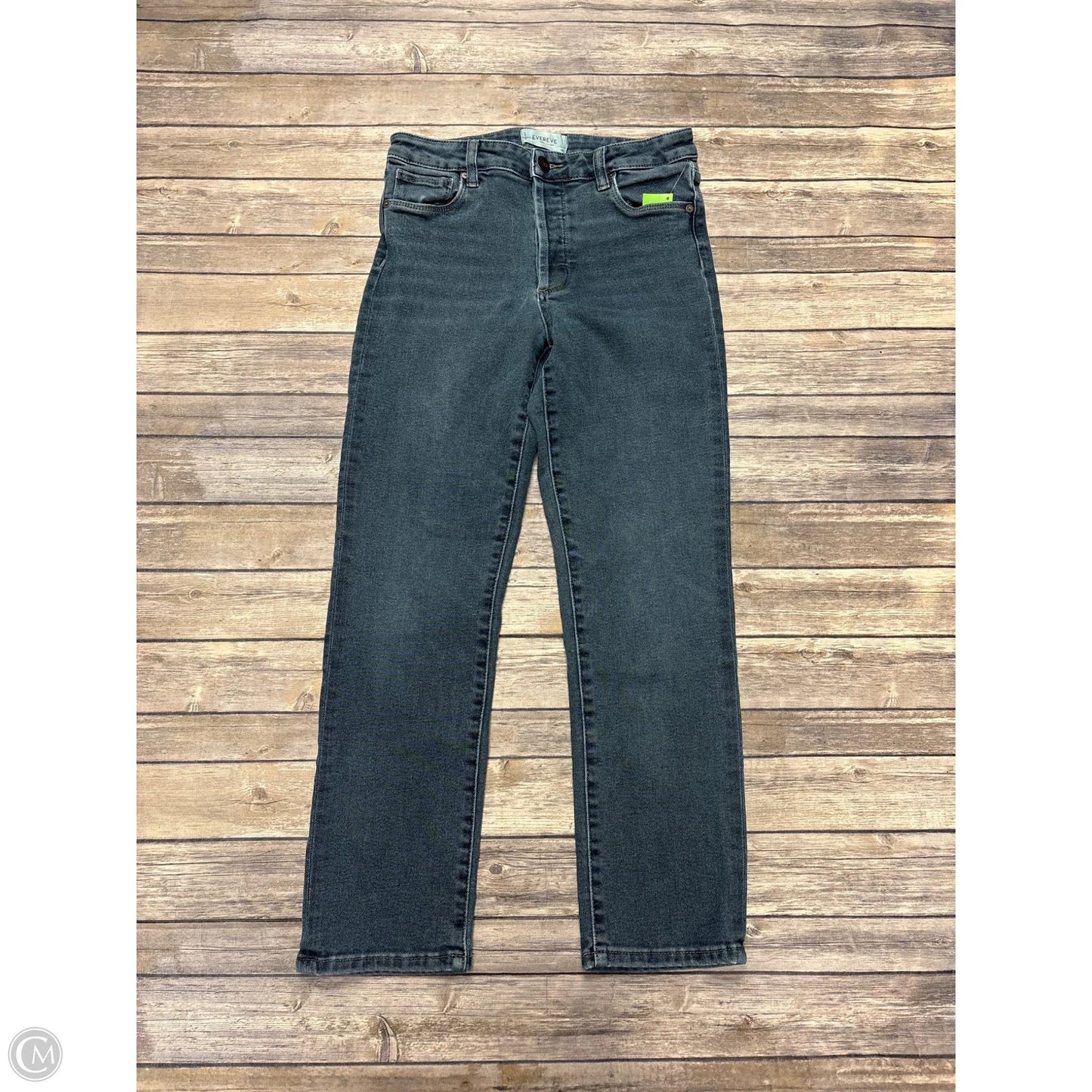 Jeans Straight By Evereve In Blue Denim, Size: 6