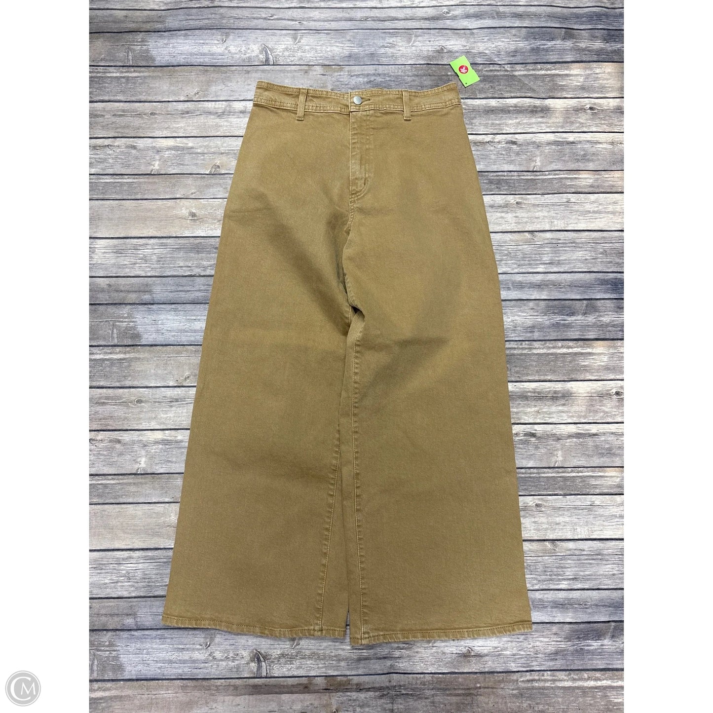 Jeans Wide Leg By Universal Thread In Tan, Size: 10