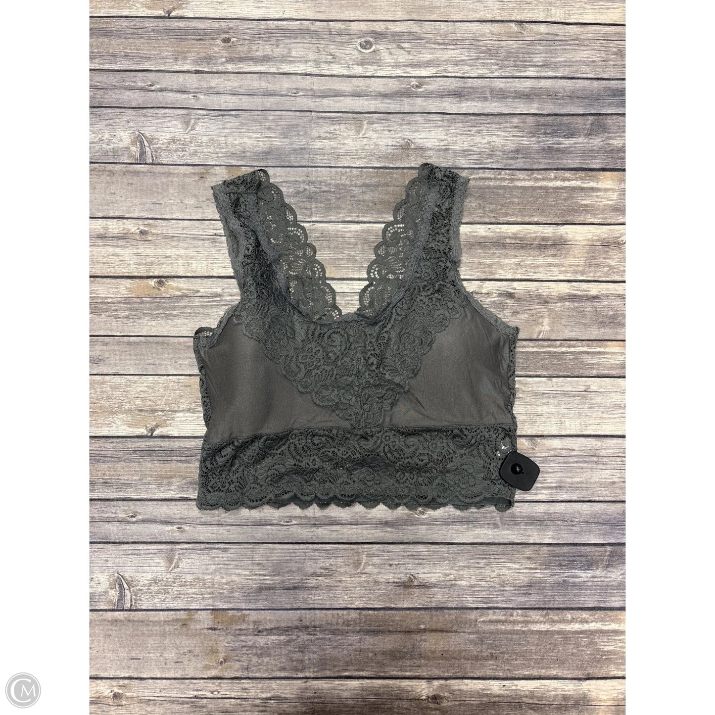Bralette By Cme In Grey, Size: 1x