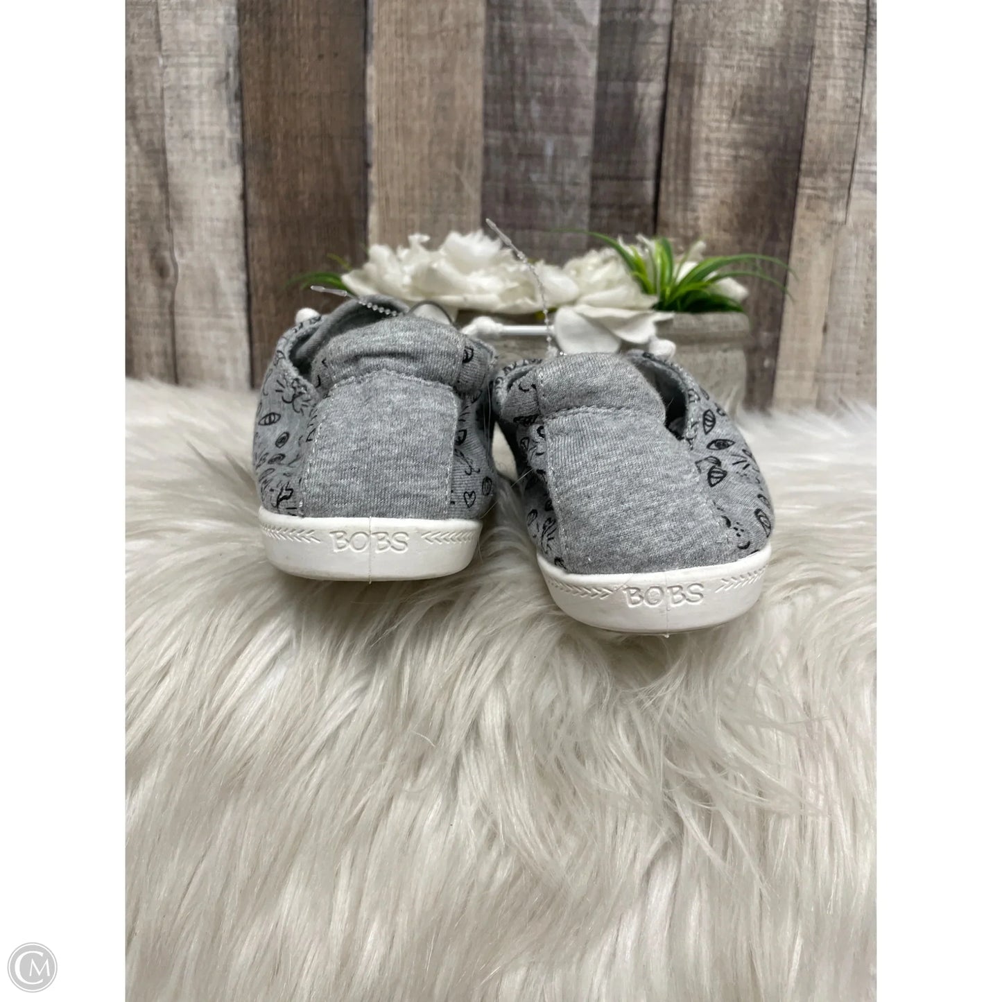 Shoes Sneakers By Bobs In Grey, Size: 7.5