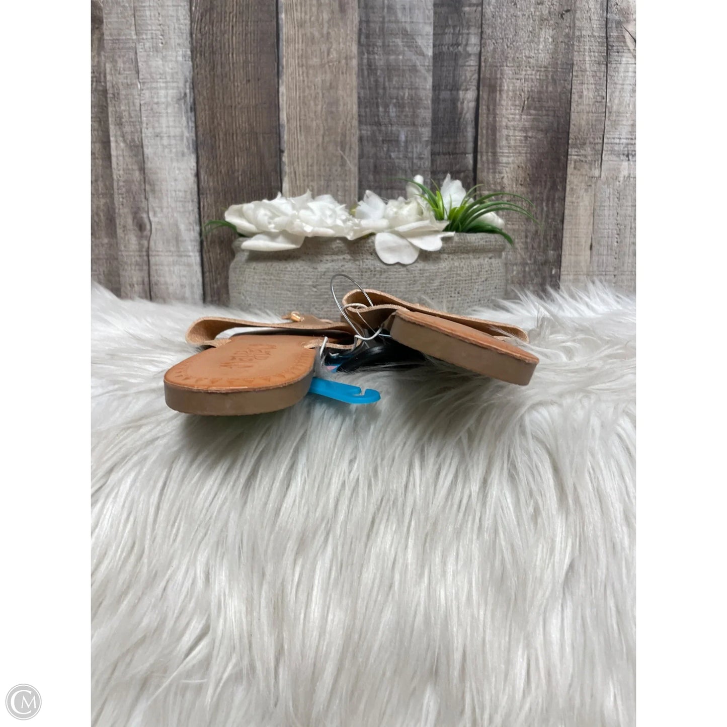 Sandals Flats By Cme In Copper, Size: 9
