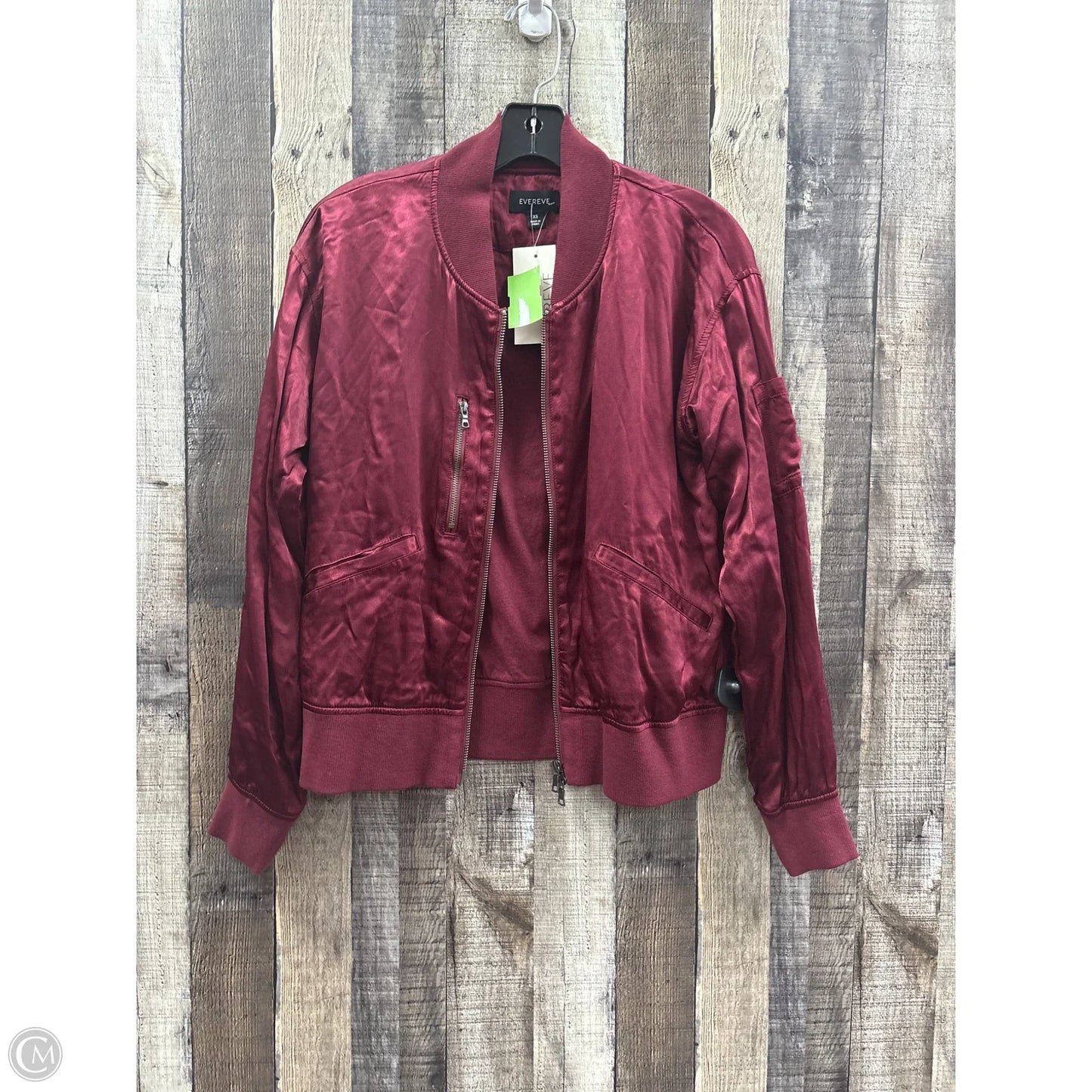 Jacket Other By Evereve In Maroon, Size: Xs