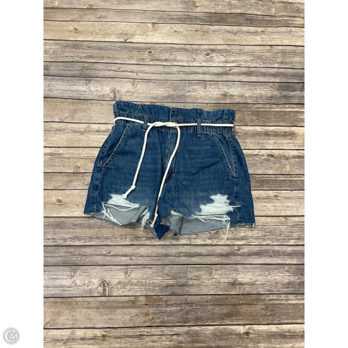 Shorts By American Eagle In Blue Denim, Size: 6