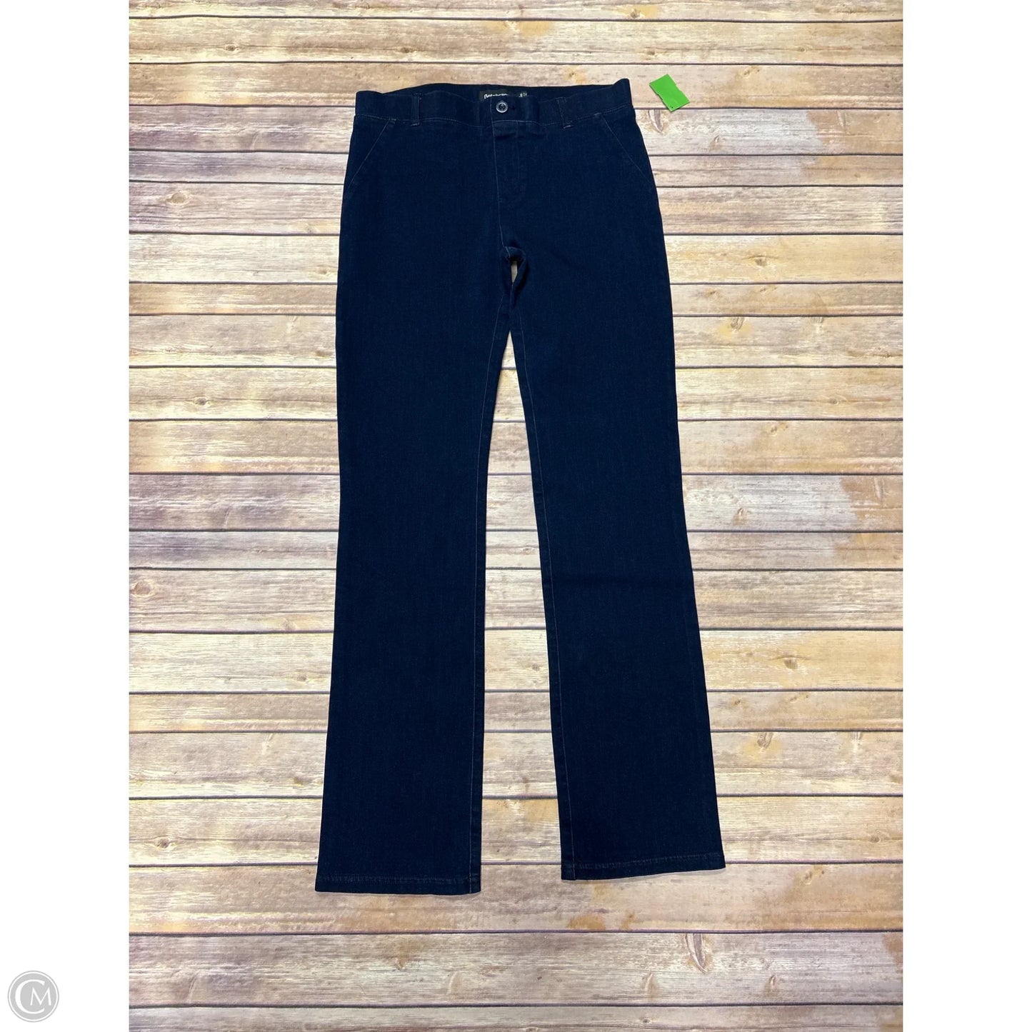 Jeans Straight By Betabrand In Blue Denim, Size: L