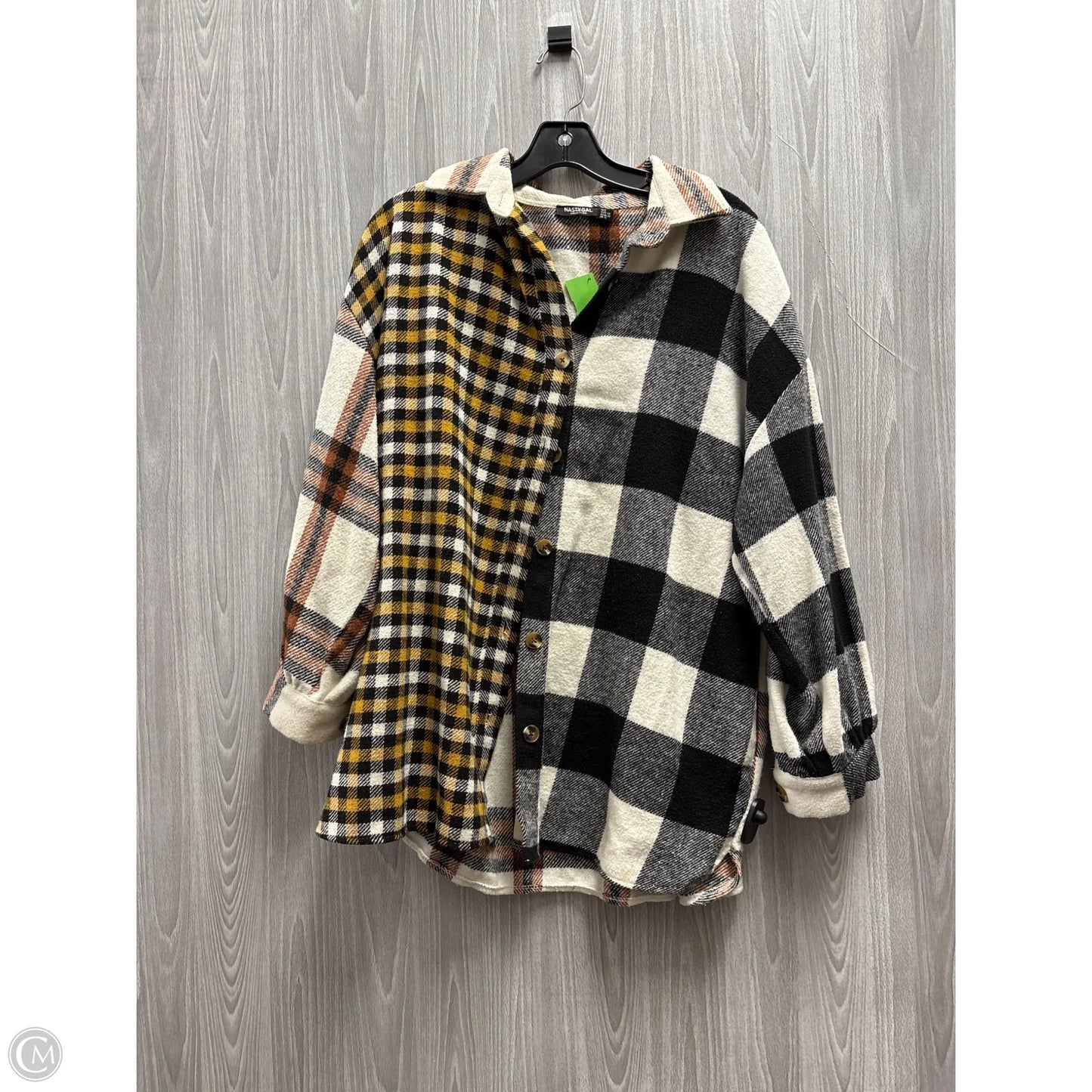 Top Long Sleeve By Nasty Gal In Tie Dye Print, Size: 6
