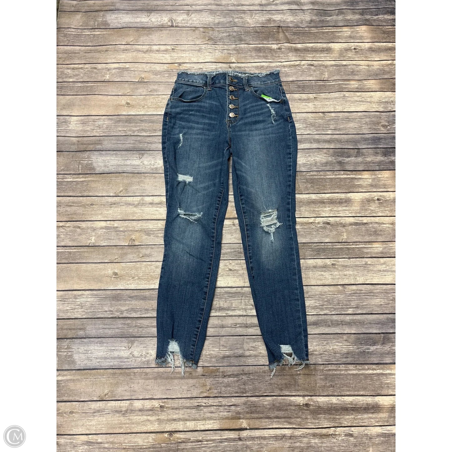Jeans Straight By Maurices In Blue Denim, Size: S