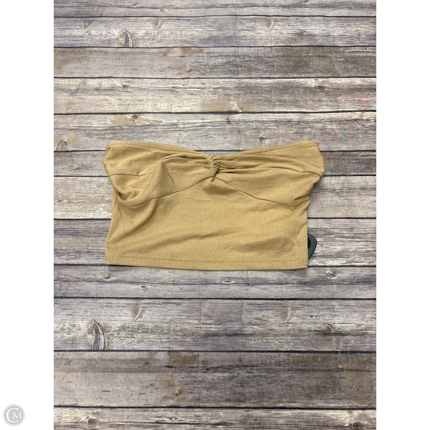 Top Sleeveless By Shein In Tan, Size: M