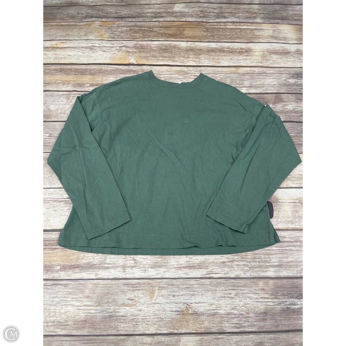 Top Long Sleeve By Old Navy In Green, Size: M