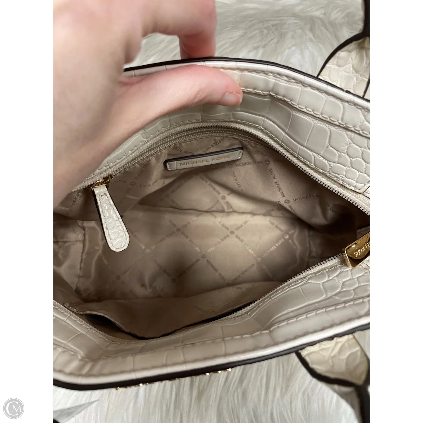 Crossbody Designer By Michael Kors, Size: Medium