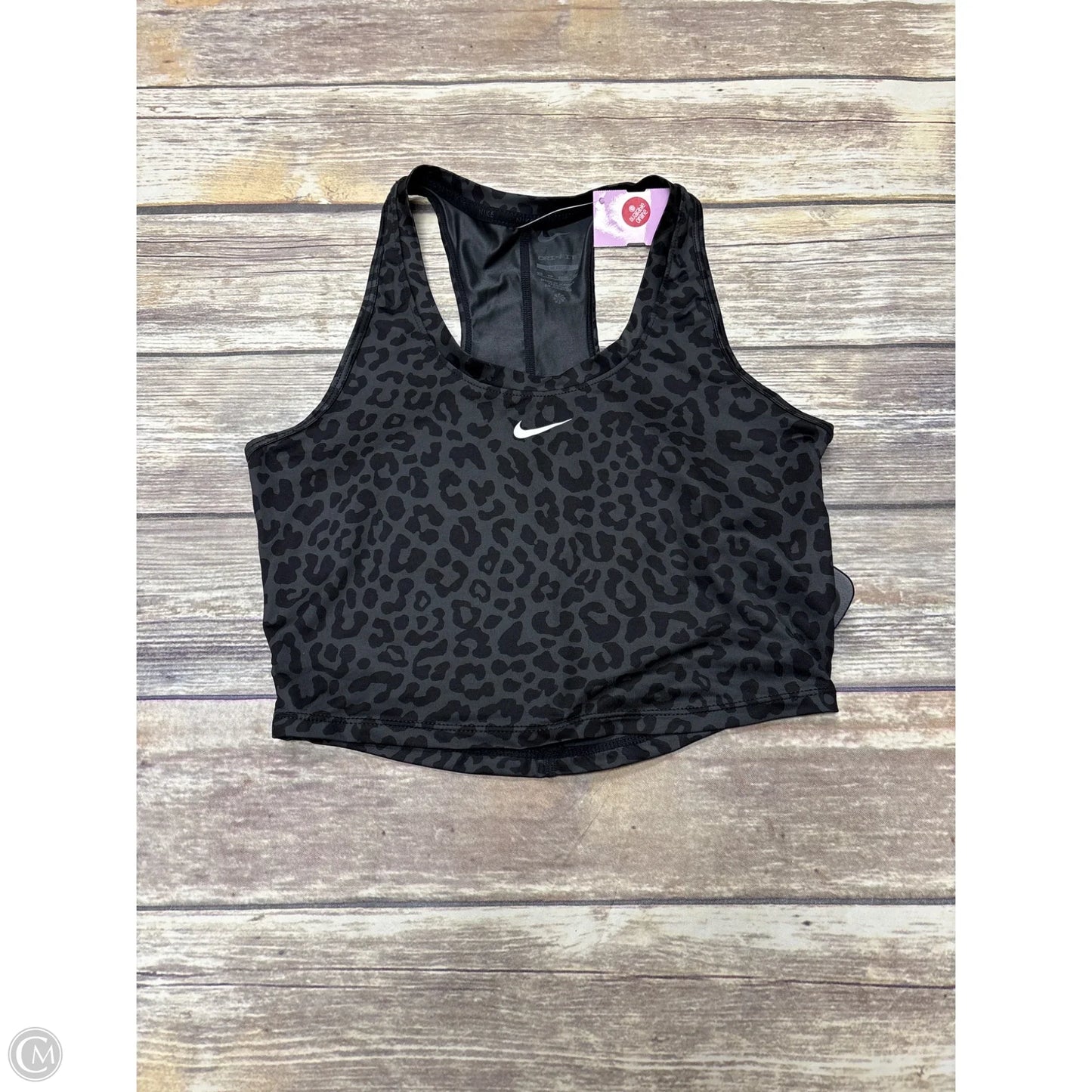 Athletic Tank Top By Nike In Animal Print, Size: Xs