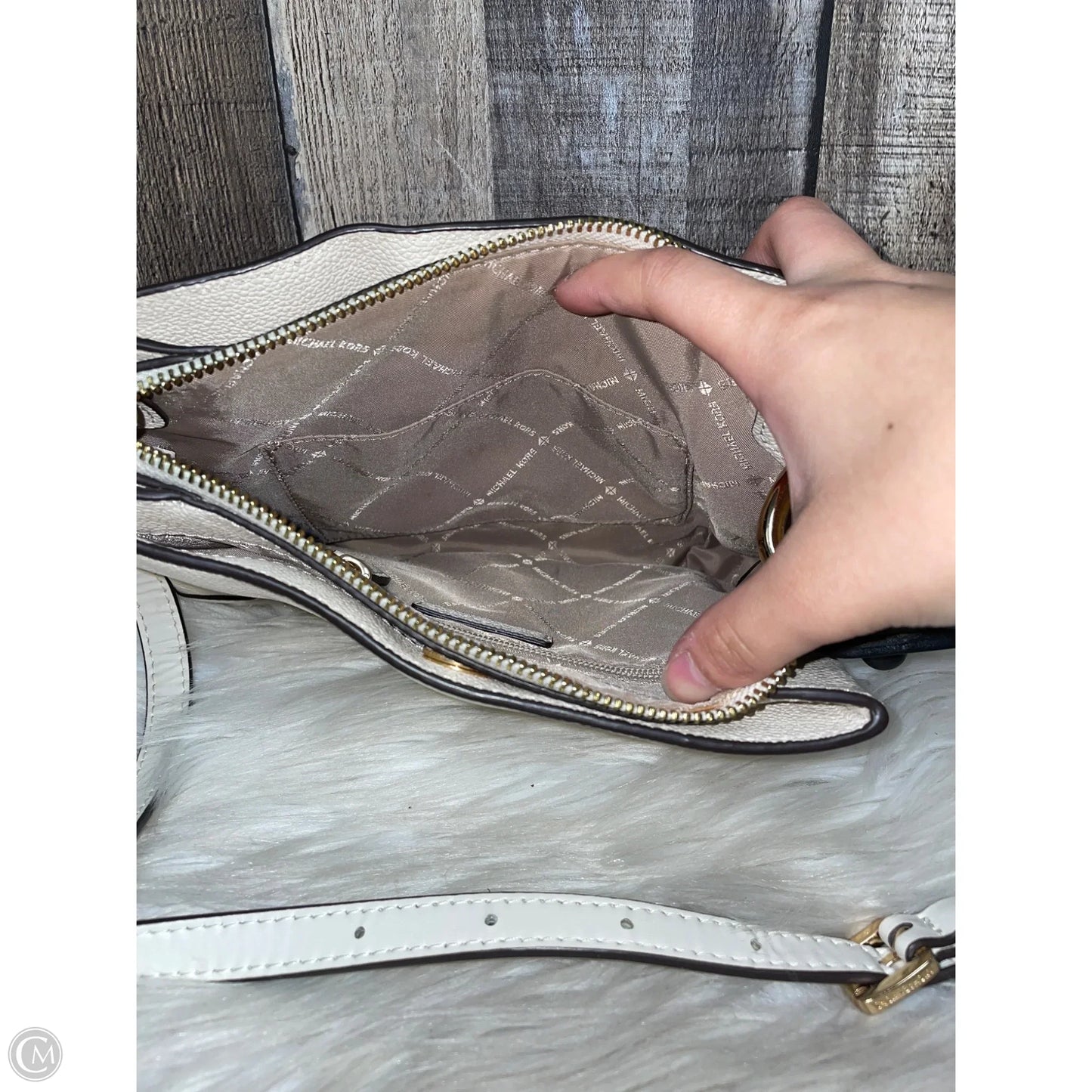 Crossbody Designer By Michael Kors, Size: Medium