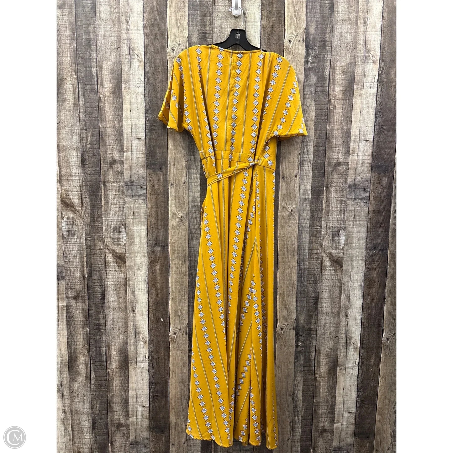 Dress Casual Maxi By Wishlist In Gold, Size: M
