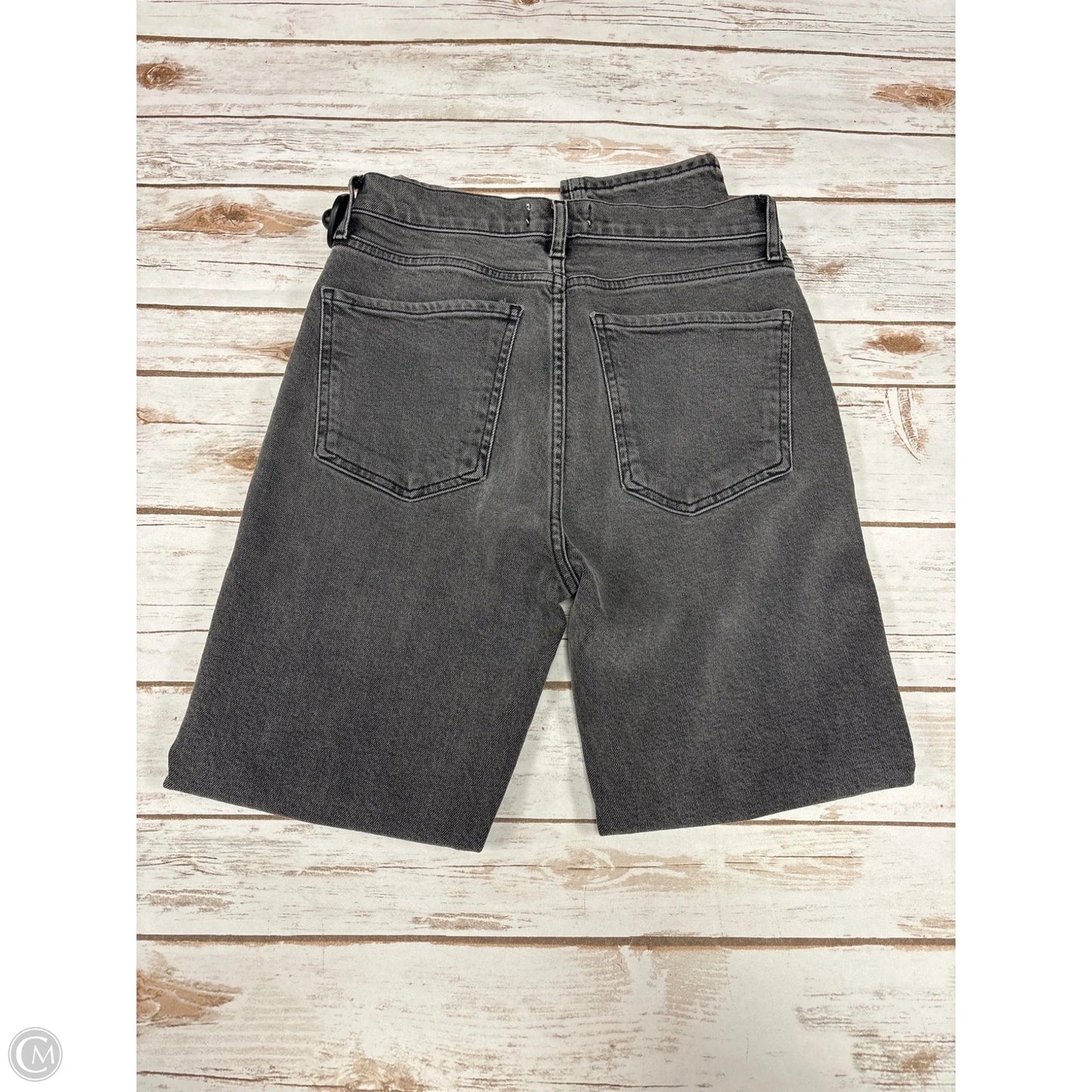 Jeans Skinny By Agolde In Black Denim, Size: 0