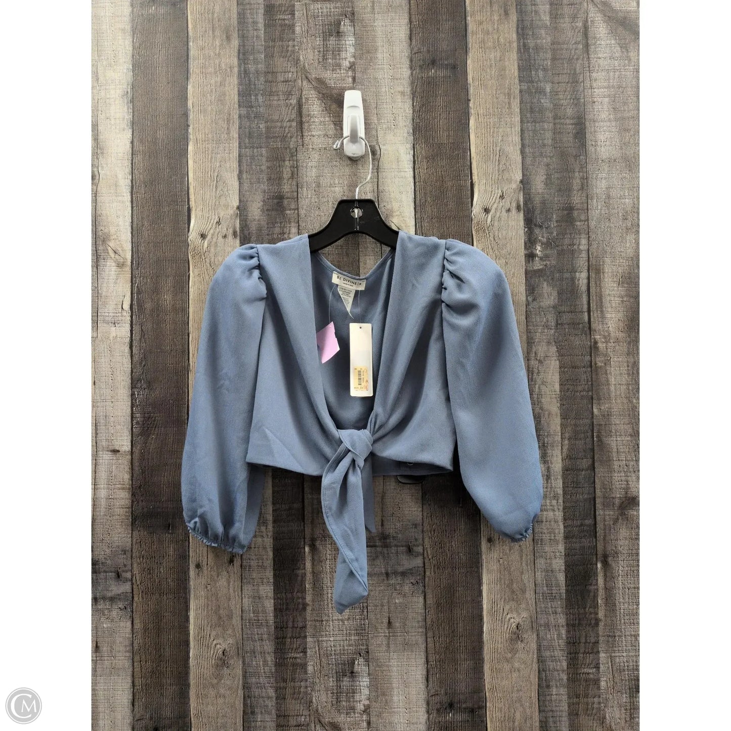 Top 3/4 Sleeve By Cme In Blue, Size: Xs