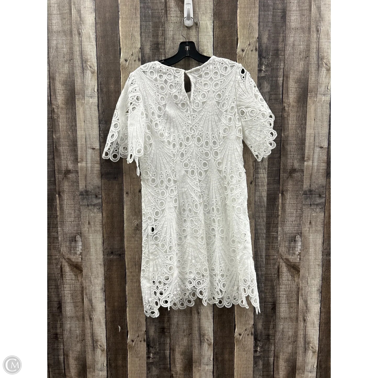 Dress Party Short By Sandra Darren In White, Size: 10p