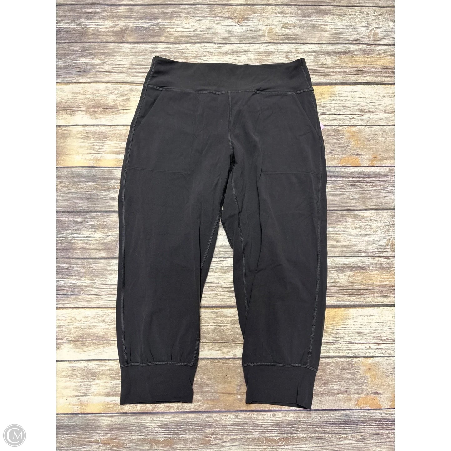 Athletic Capris By Lululemon In Grey, Size: 12