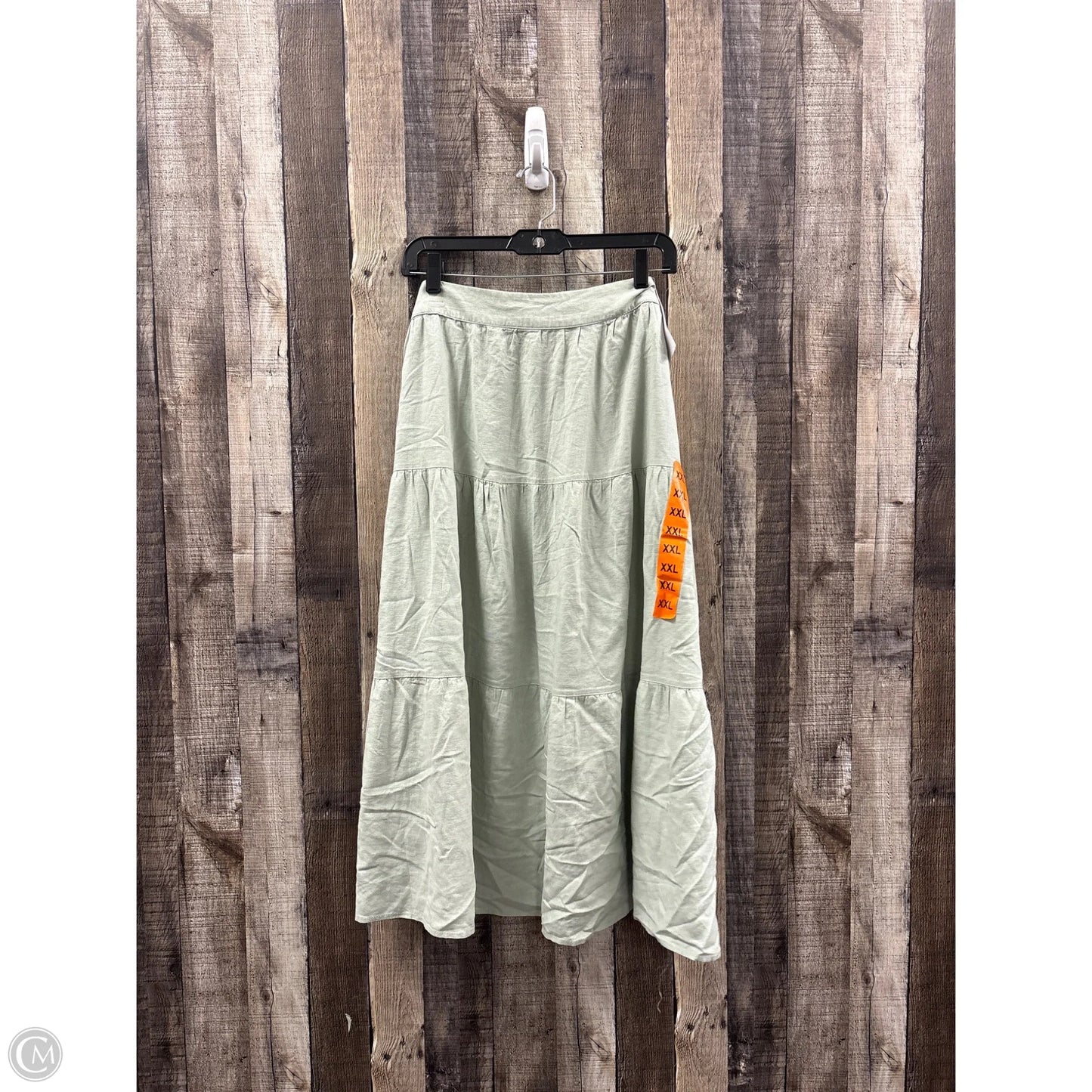 Skirt Maxi By Matty M In Green, Size: Xxl