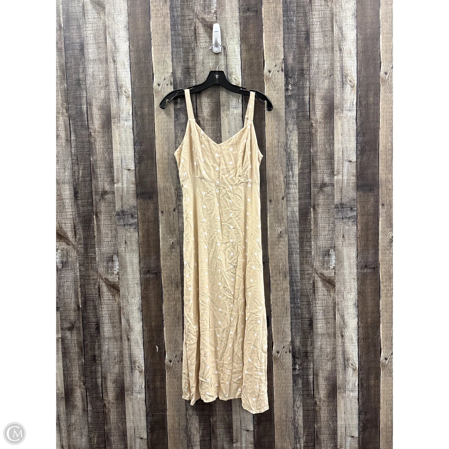 Dress Casual Midi By Old Navy In Polkadot Pattern, Size: M