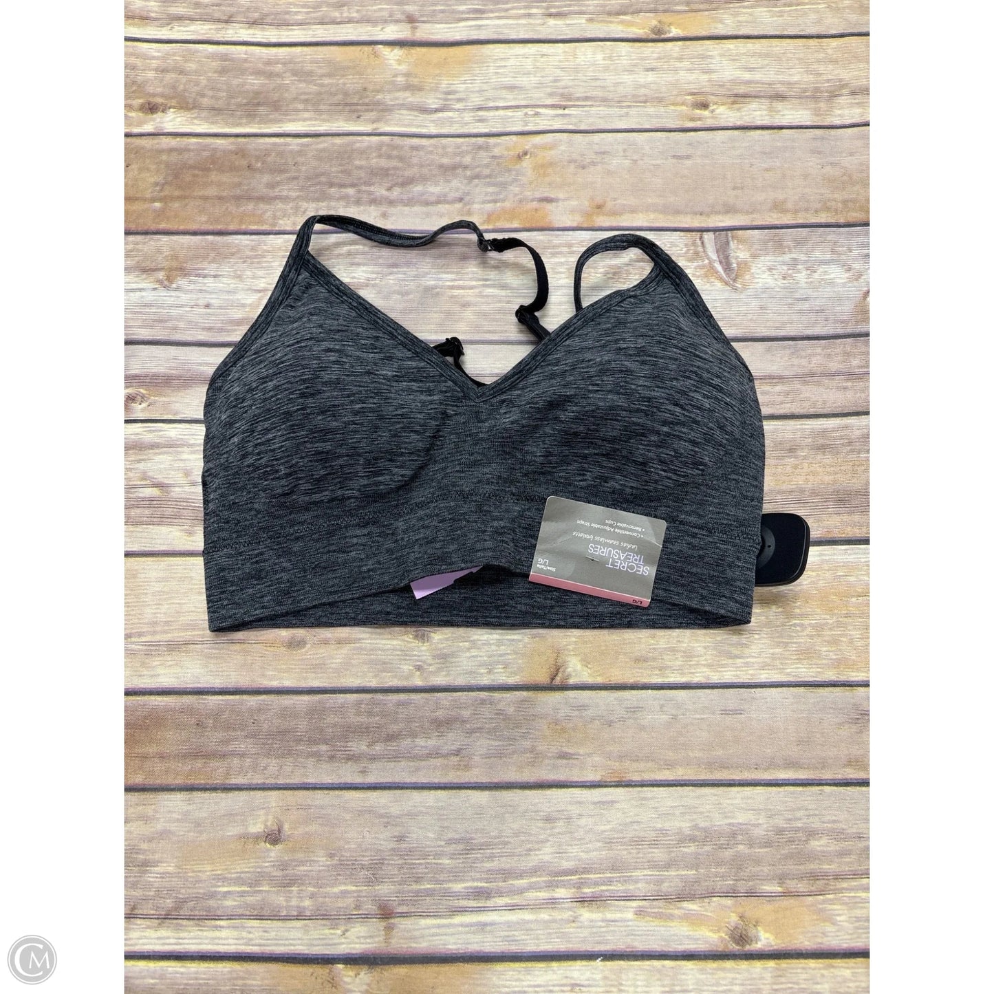 Bralette By Secret Treasures In Grey, Size: L