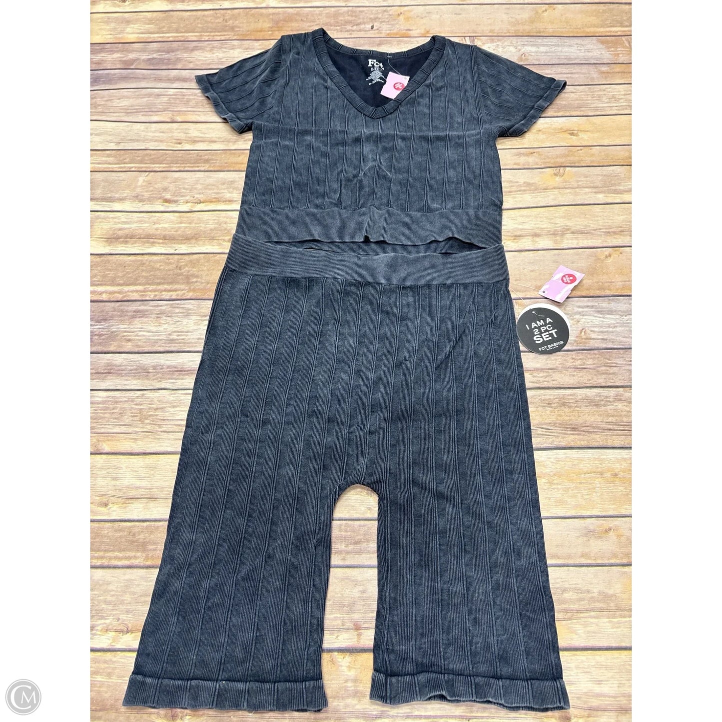 Shorts Set By Cme In Blue, Size: 1x