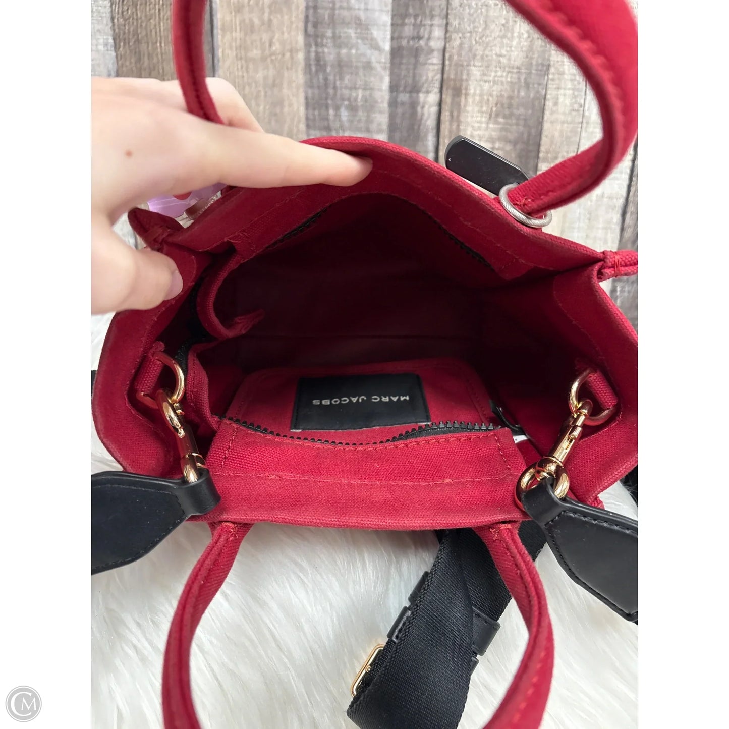 Tote Luxury Designer By Marc Jacobs, Size: Small