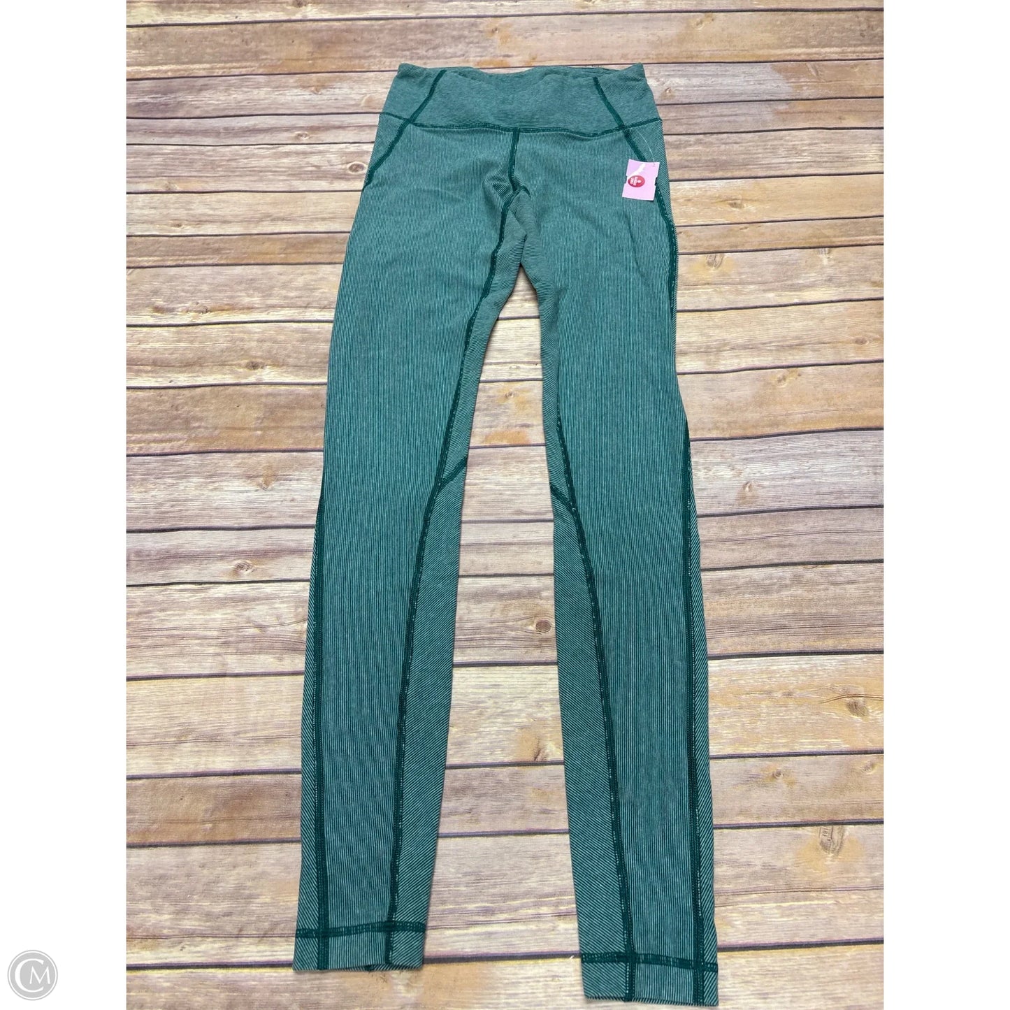 Athletic Leggings By Lululemon In Green, Size: 6