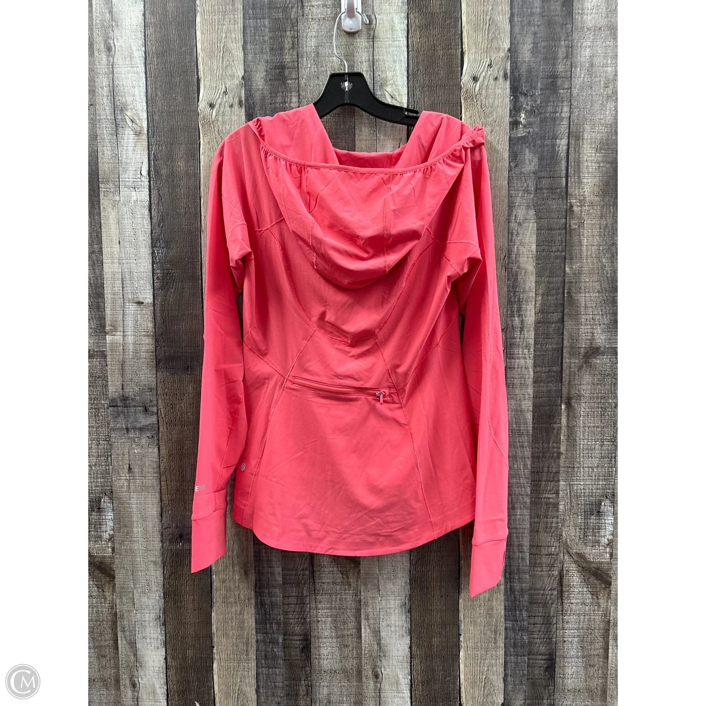 Athletic Jacket By Lululemon In Coral, Size: S