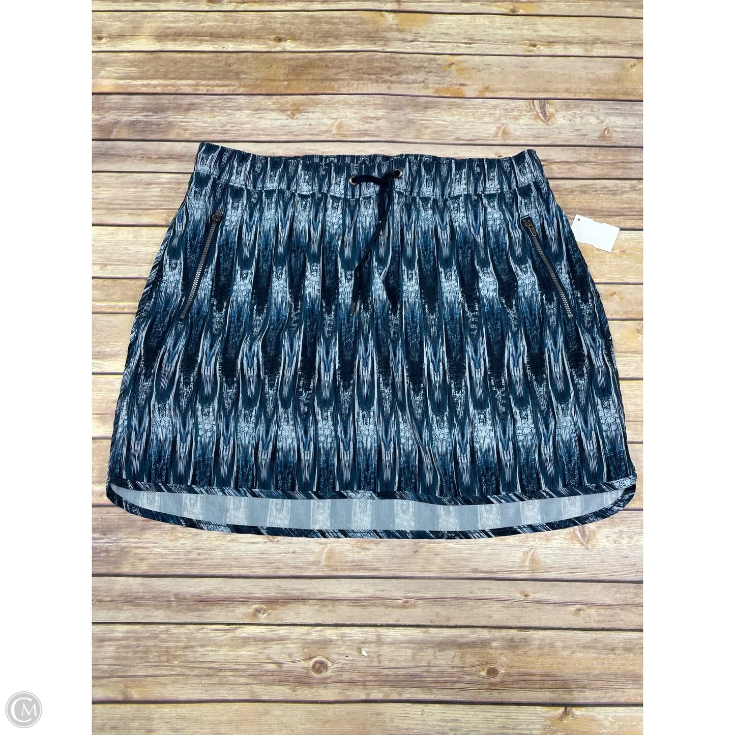 Athletic Skort By Green Tea In Blue, Size: Xxl