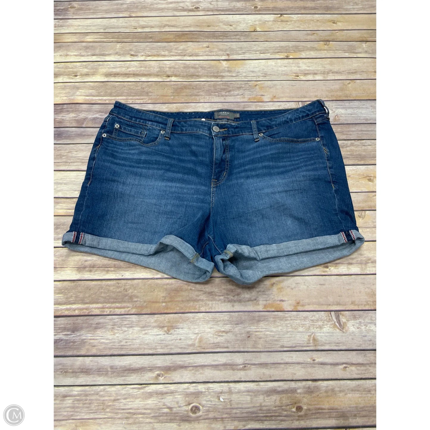 Shorts By Torrid In Blue Denim, Size: 22