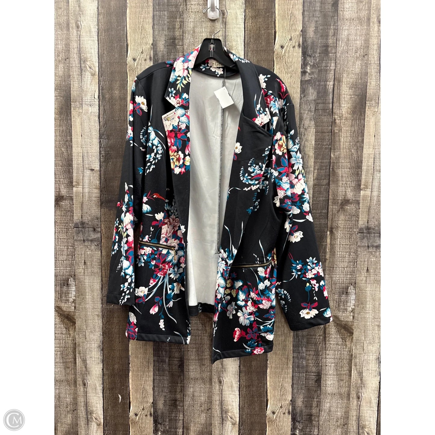 Blazer By Cme In Floral Print, Size: 3x