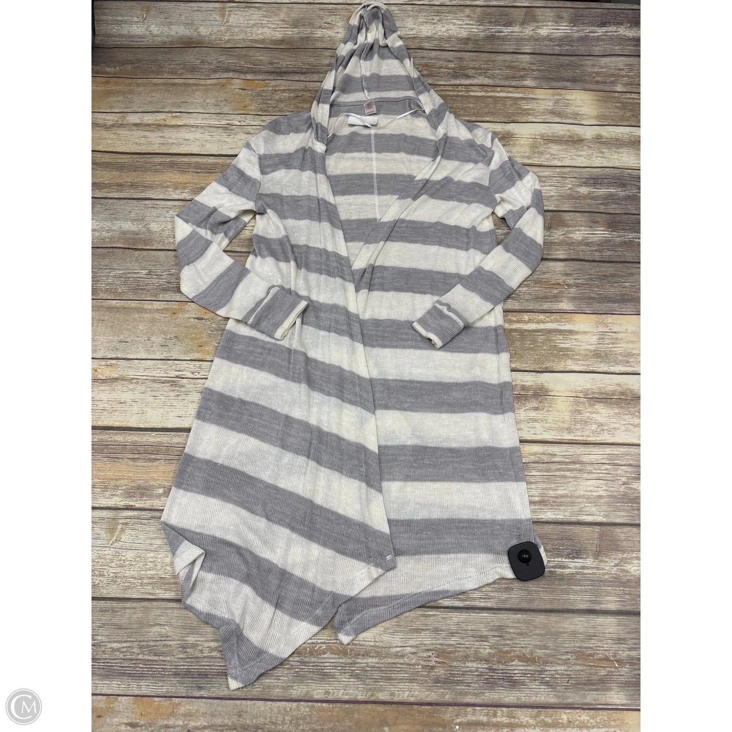 Cardigan By Bongo In Striped Pattern, Size: L