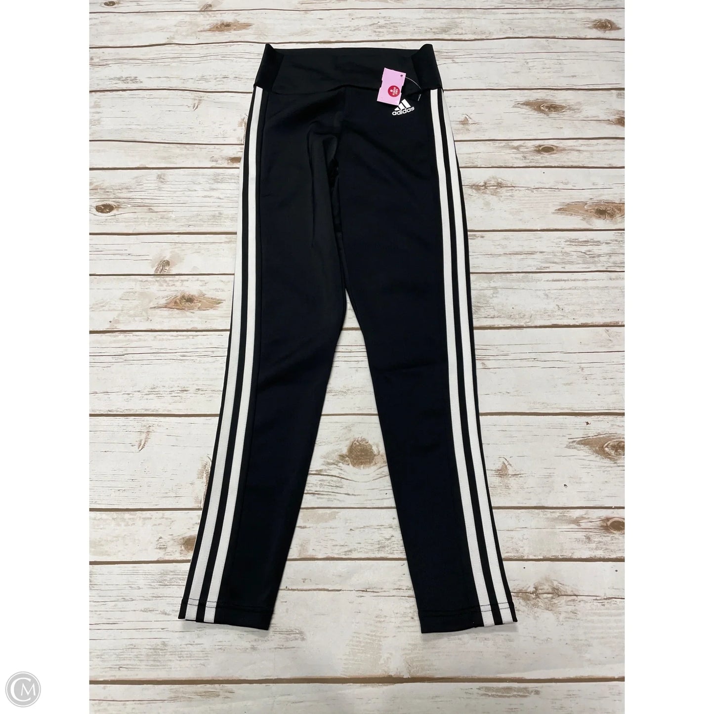 Athletic Pants By Adidas In Black, Size: Xs