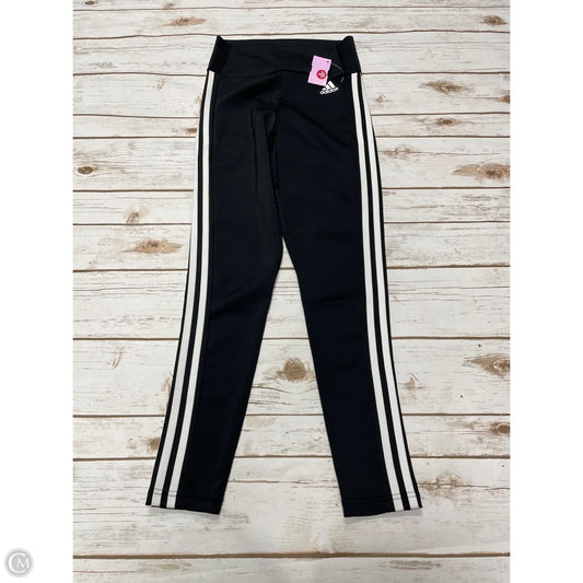 Athletic Pants By Adidas In Black, Size: Xs