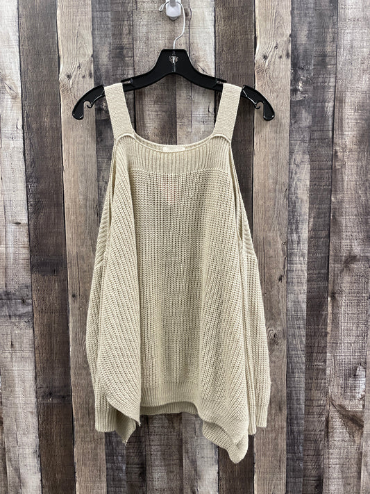 Sweater By Dreamers In Tan, Size: M