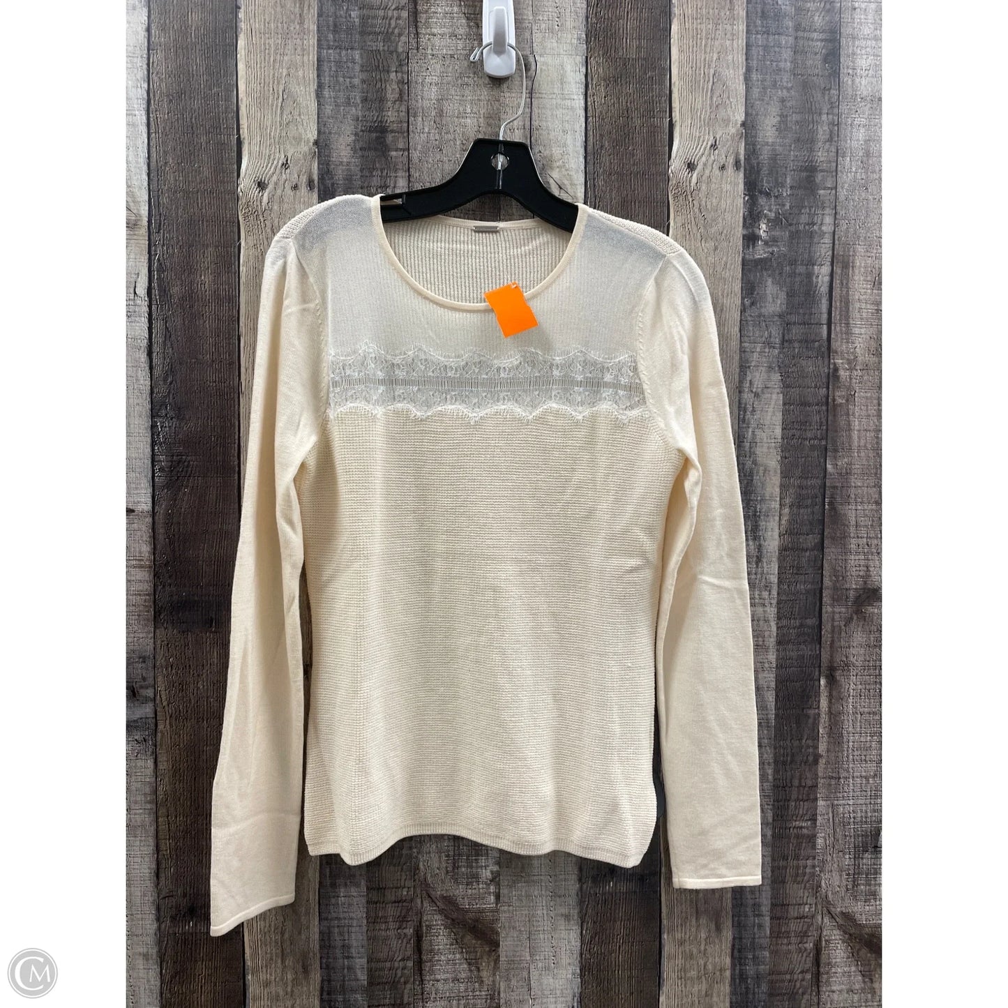 Sweater By Elie Tahari In Cream, Size: S