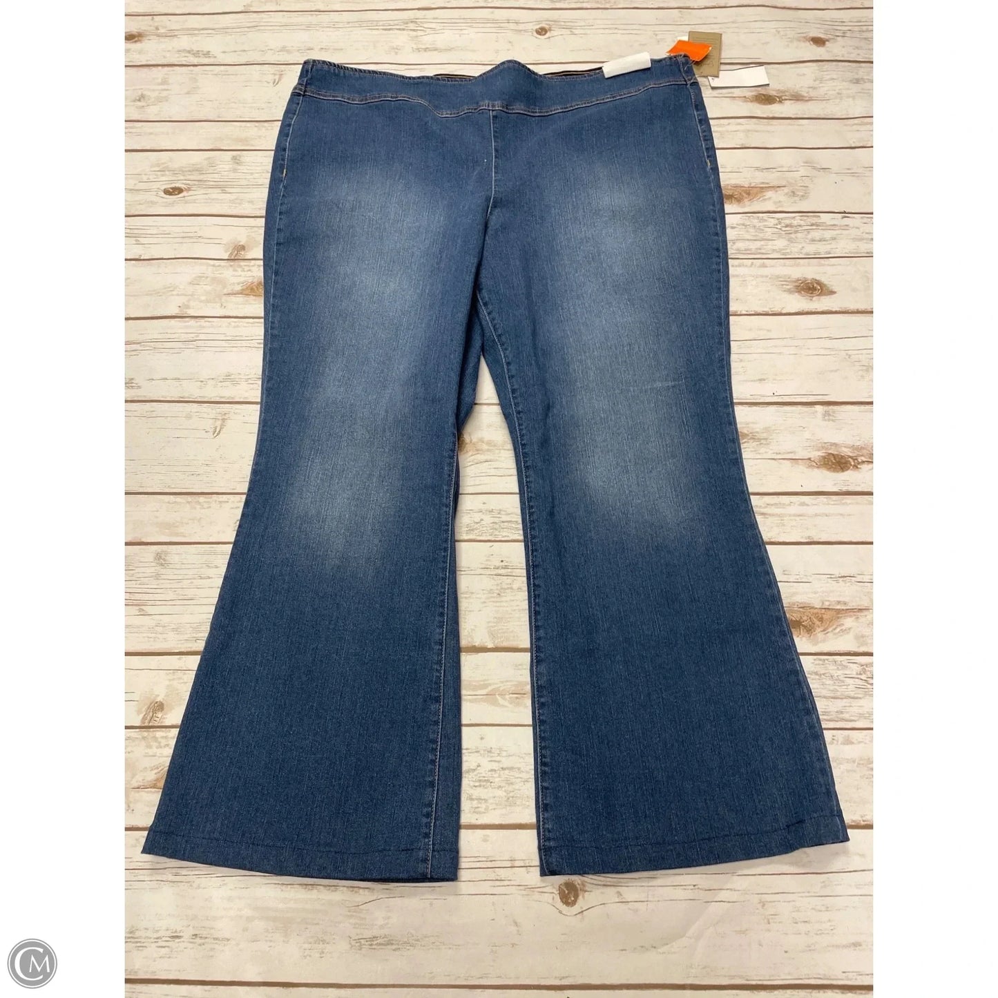 Jeans Flared By Jessica Simpson In Blue Denim, Size: 22