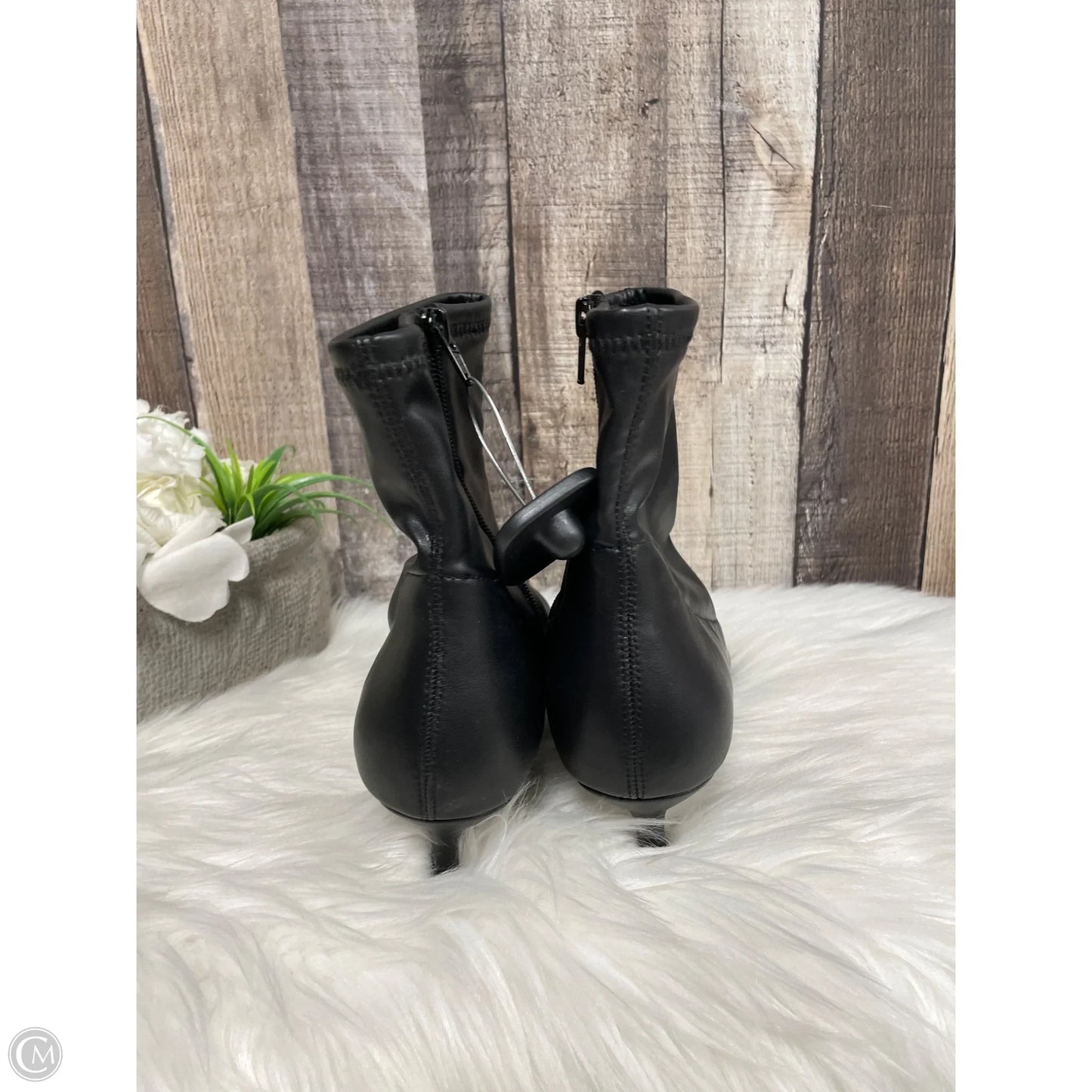 Boots Ankle Heels By Free People In Black, Size: 8