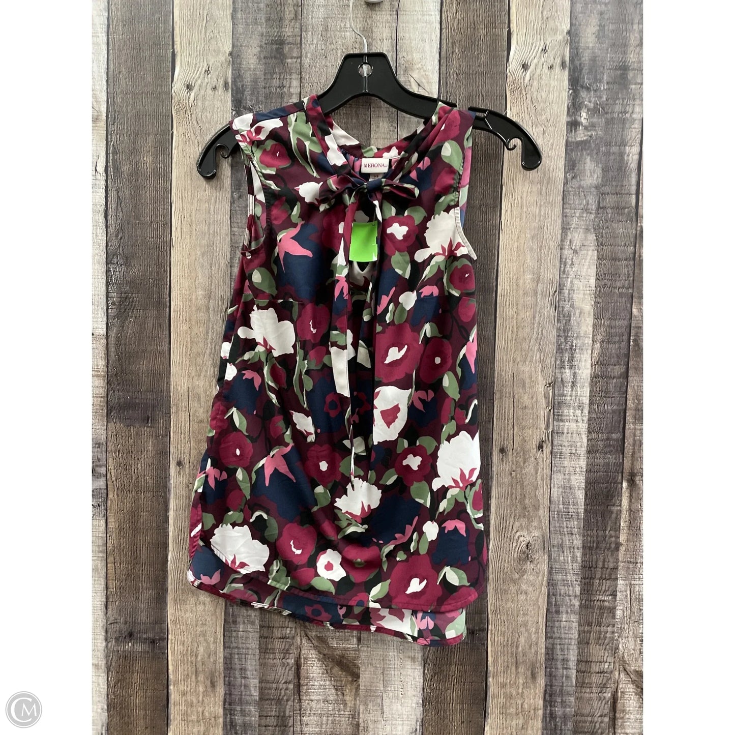 Top Sleeveless By Merona In Multi-colored, Size: Xs