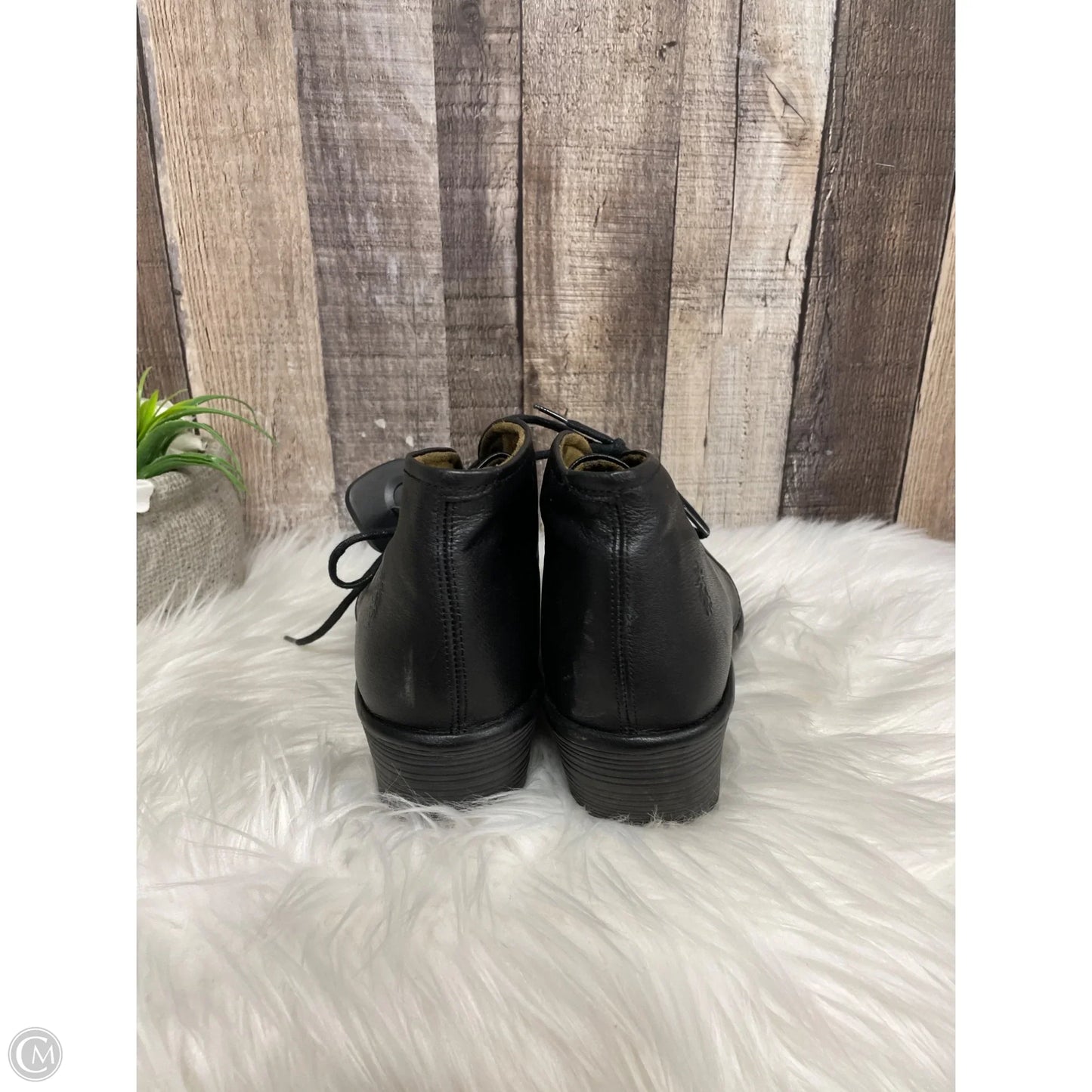 Boots Ankle Heels By Fly London In Black, Size: 9.5