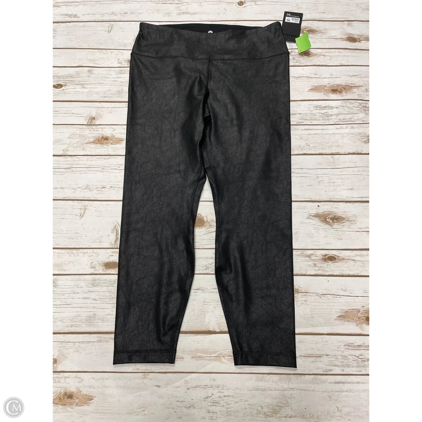 Athletic Leggings By 90 Degrees By Reflex In Black, Size: Xl