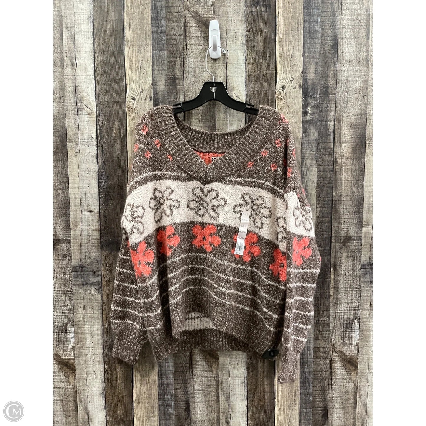 Sweater By So In Multi-colored, Size: M