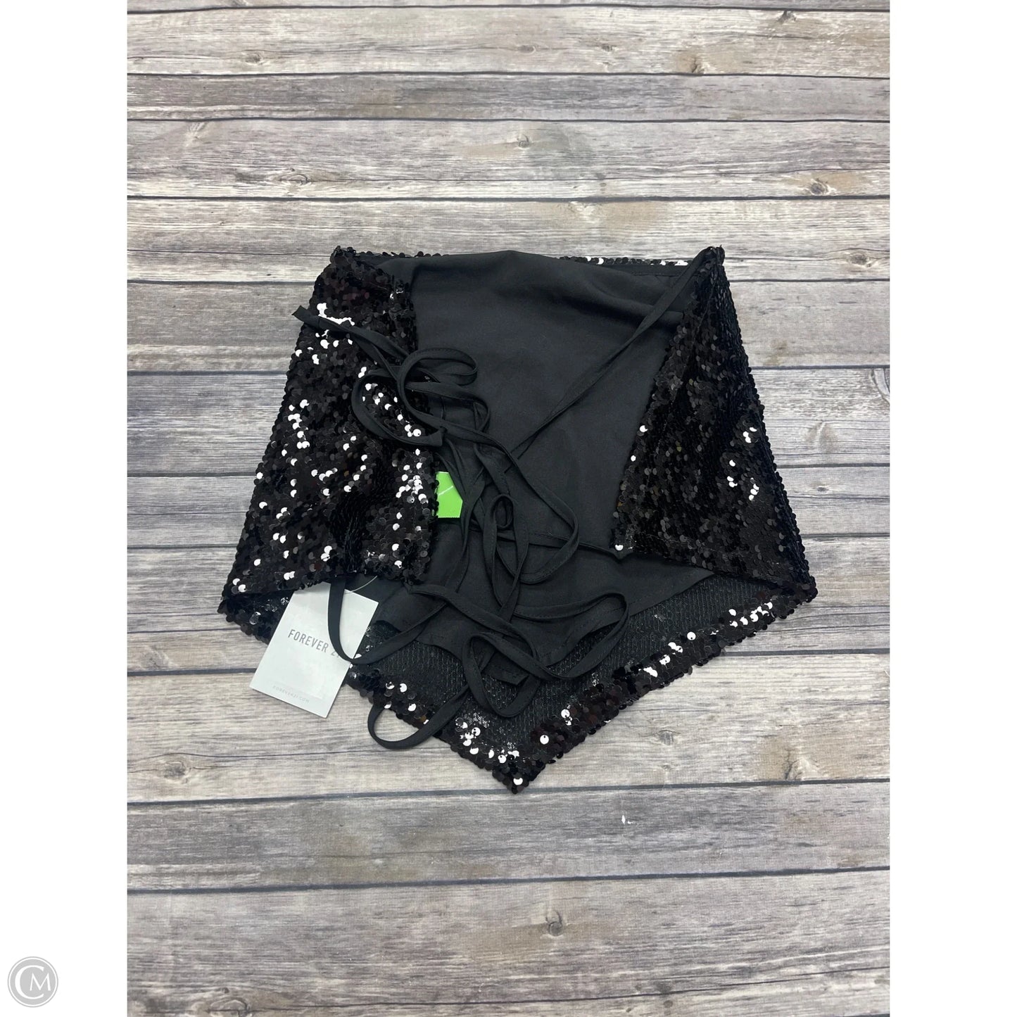Top Sleeveless By Forever 21 In Black, Size: 3x