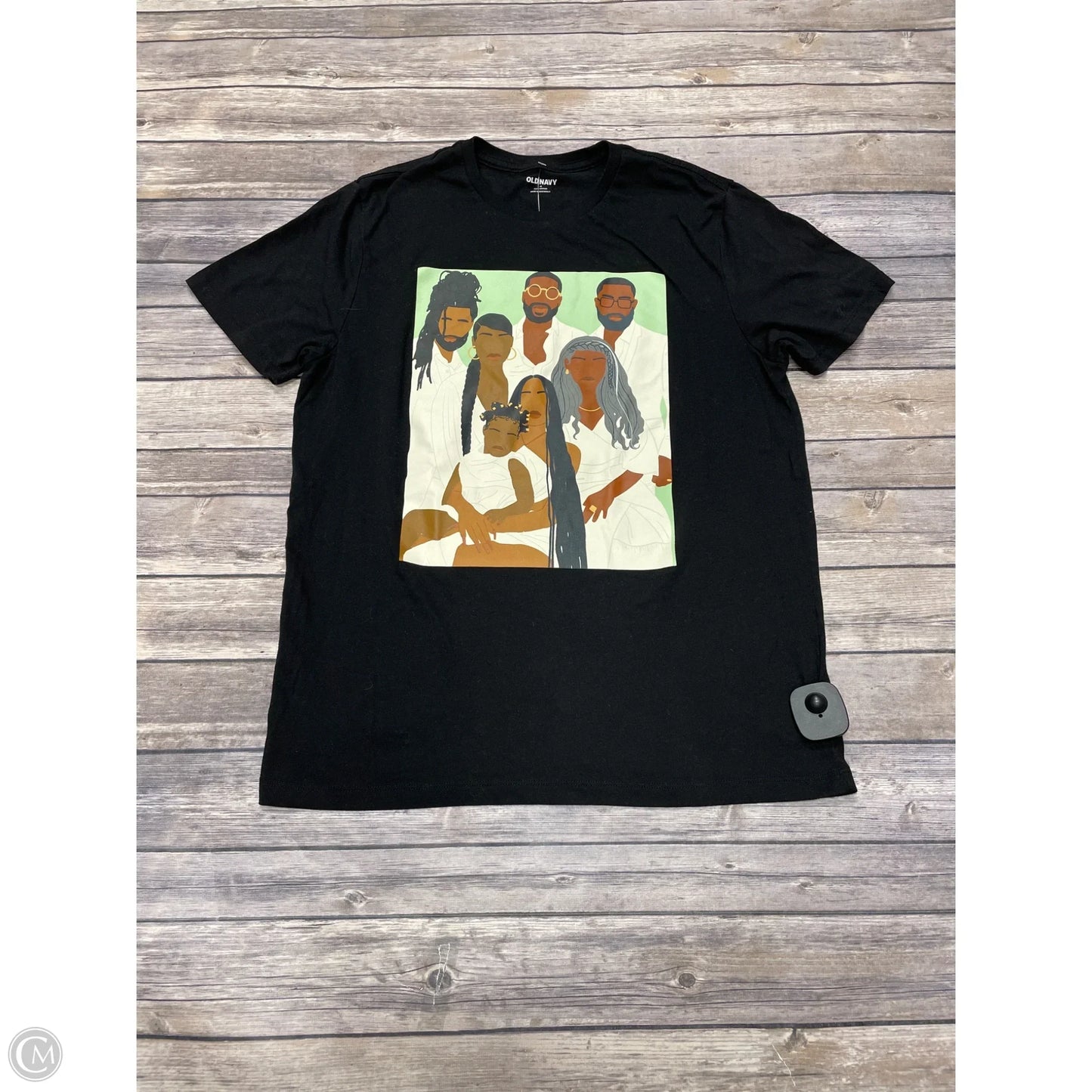 Top Short Sleeve By Old Navy In Black, Size: M