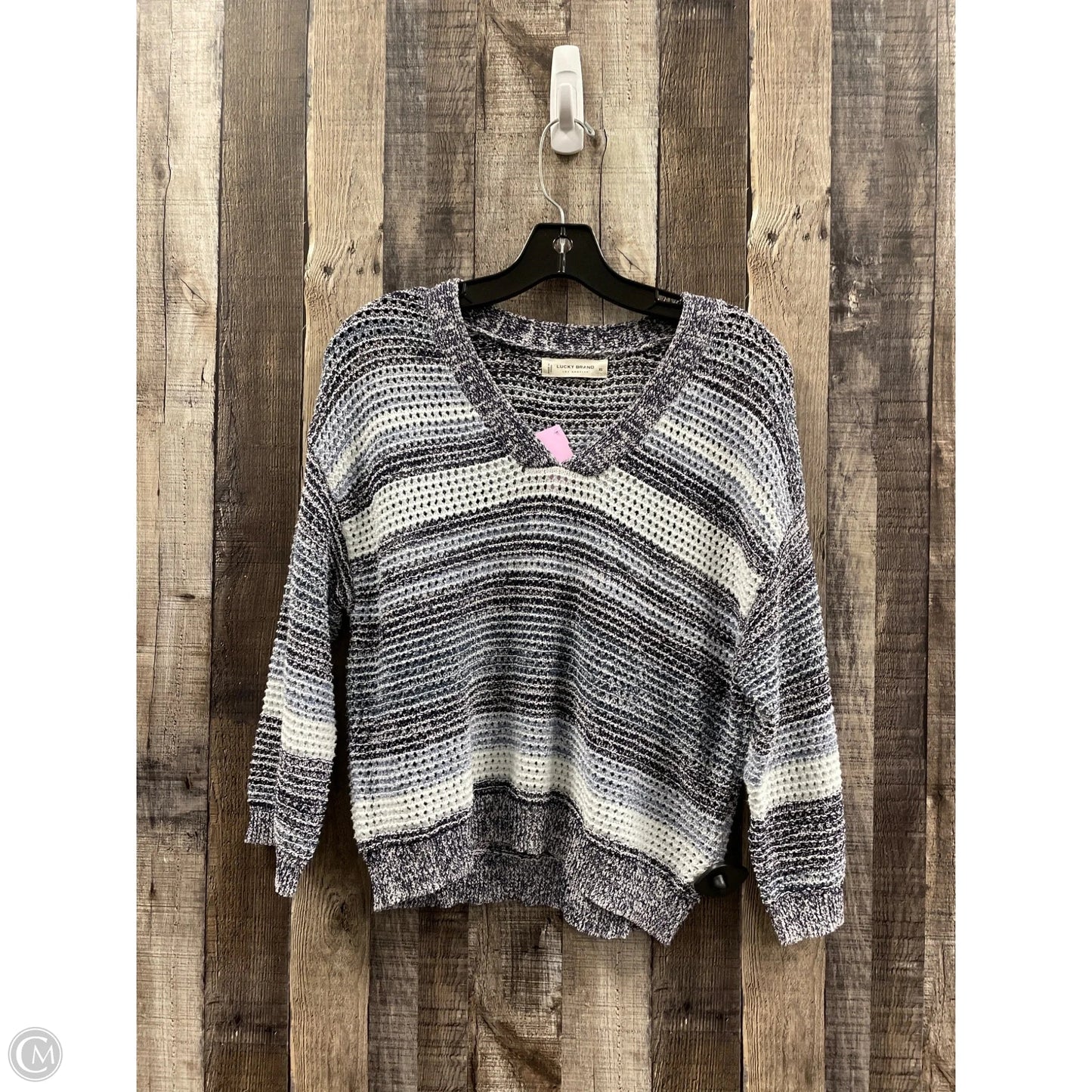 Sweater By Lucky Brand In Blue, Size: Xs