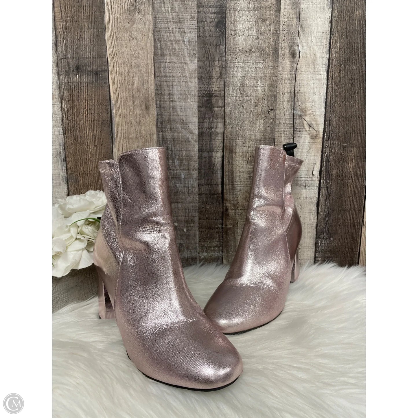 Boots Ankle Heels By Altard State In Pink, Size: 9