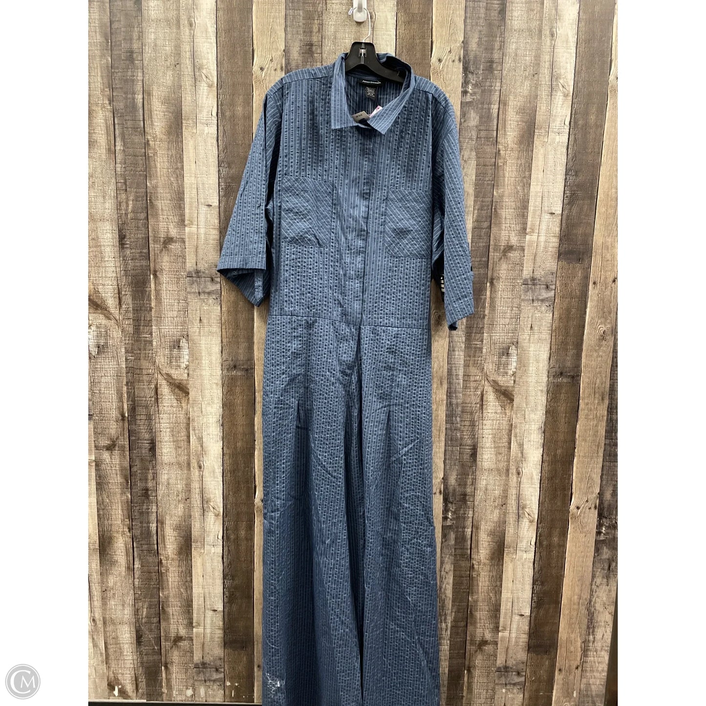 Jumpsuit By Ashley Stewart In Blue, Size: 4x