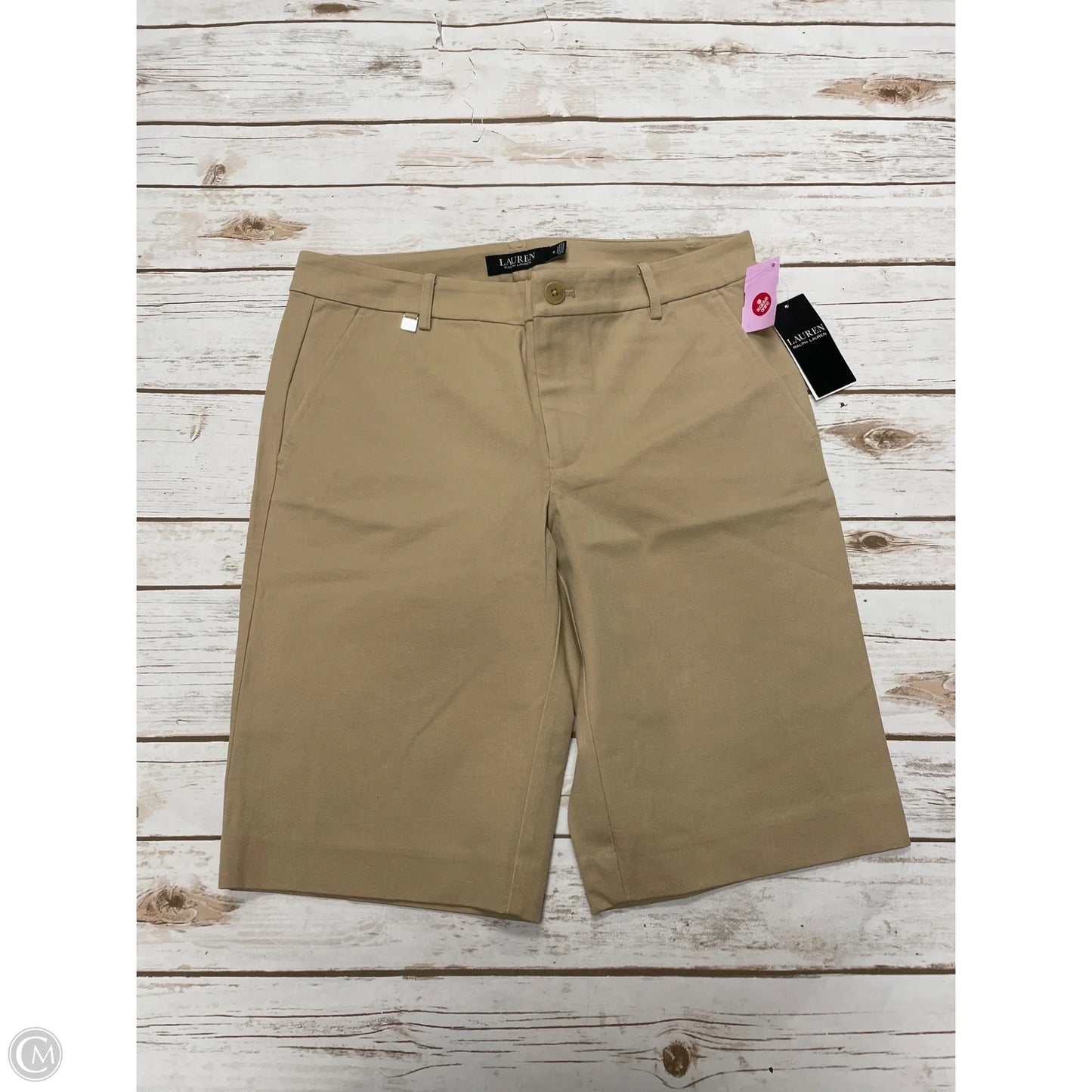 Shorts By Lauren By Ralph Lauren In Tan, Size: 6