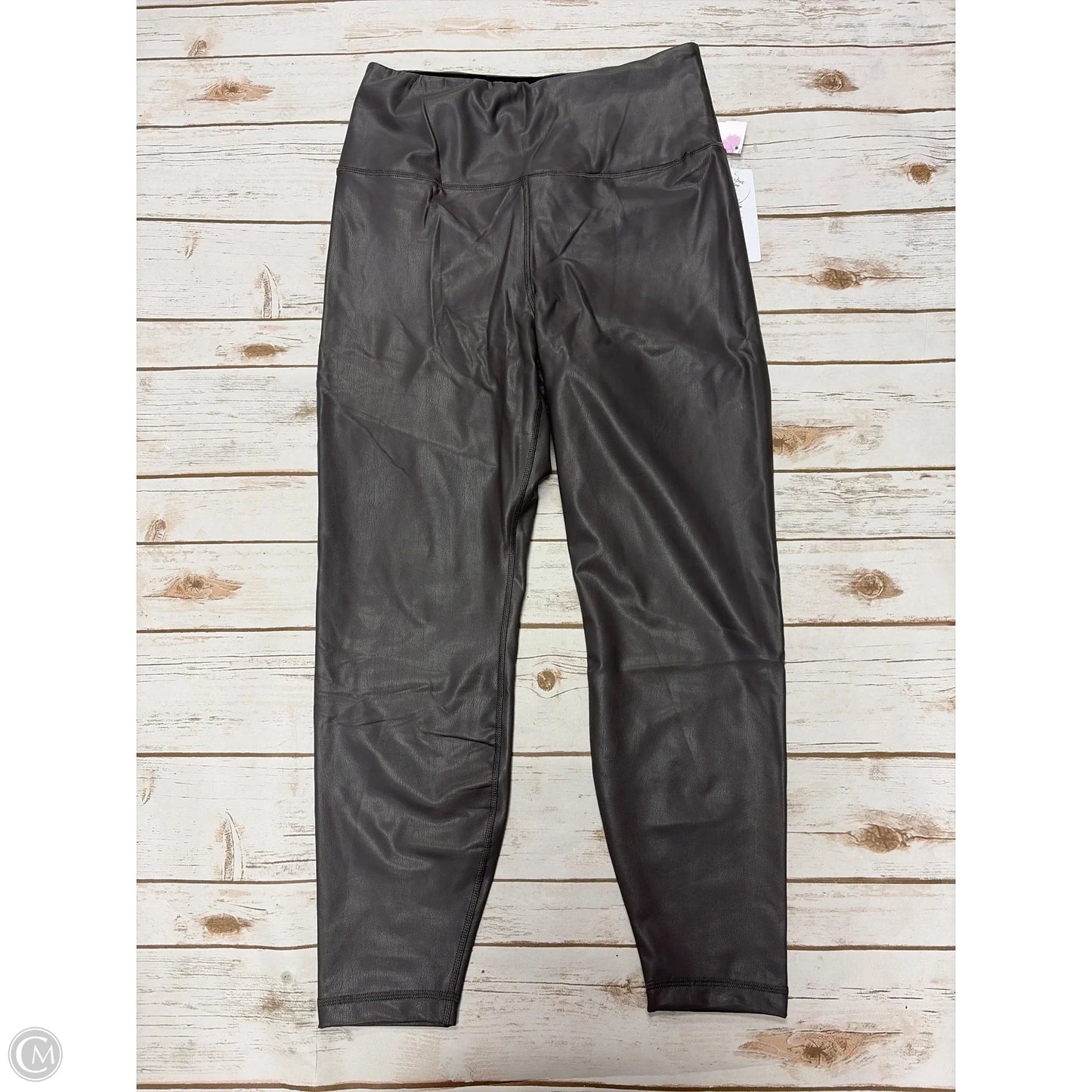 Athletic Leggings By Yogalicious In Grey, Size: Xl