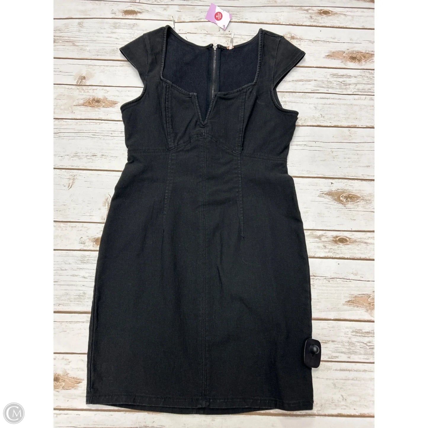 Dress Casual Short By Free People In Black Denim, Size: Xs